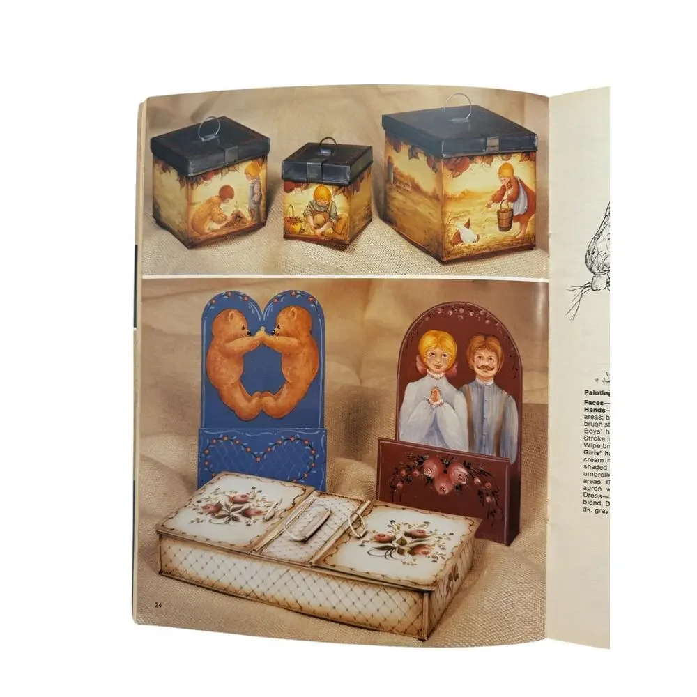 Vintage Whippersnappers Vol 8 Wood Painting Craft Booklet 1984 Helen Barrick